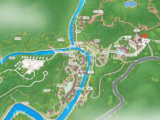 沂南结合景区手绘地图智慧导览和720全景技术，可以让景区更加“动”起来，为游客提供更加身临其境的导览体验。